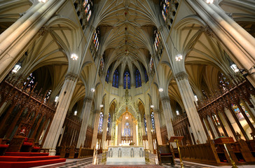 Baldachin and Altar of St. Patrick's Cathedral,New York City