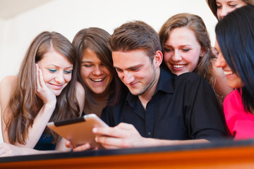 Fototapeta premium People and Technology