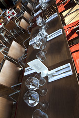 Tables, couverts, restaurant, repas, manger, cuisine