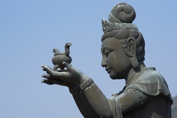 Buddha statue at Po Lin Monastery, Hong Kong