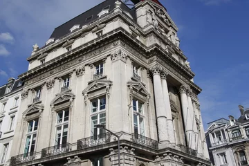 Photo sur Plexiglas Bruxelles Immeuble de la Place de Brouckère à Bruxelles, Belgique