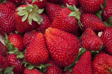 red strawberries