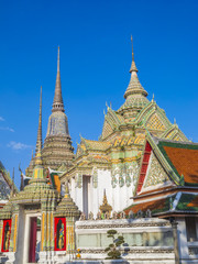 Buddhist temple, Wat Pho in Thailand