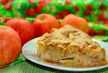 Piece of apple pie