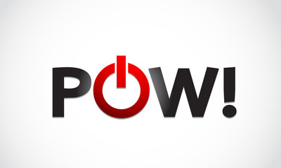 Pow! power concept