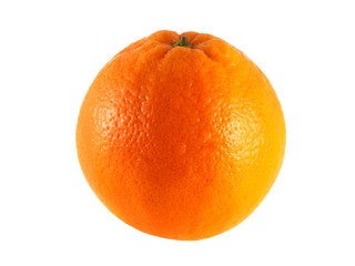 Orange isolated on white background.