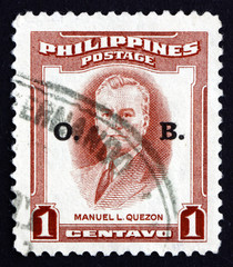 Postage stamp Philippines 1953 Manuel L. Quezon