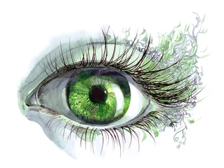 Photo sur Plexiglas Anti-reflet Peintures œil humain