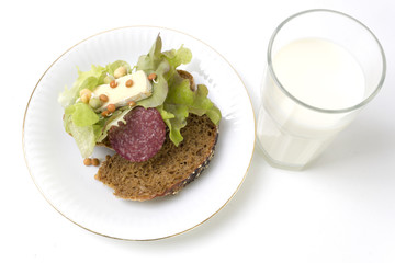 Healthy breakfast combo