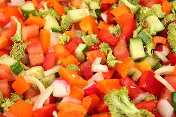 Vegetable ragout background