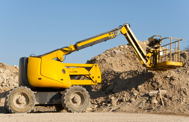 Riser on the construction site