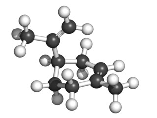 limonene citrus scent molecule, chemical structure