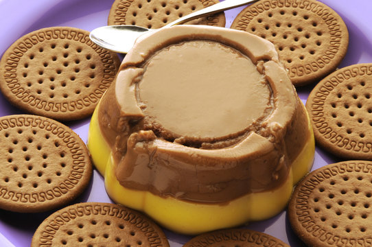 Borrachito de vainilla y chocolate