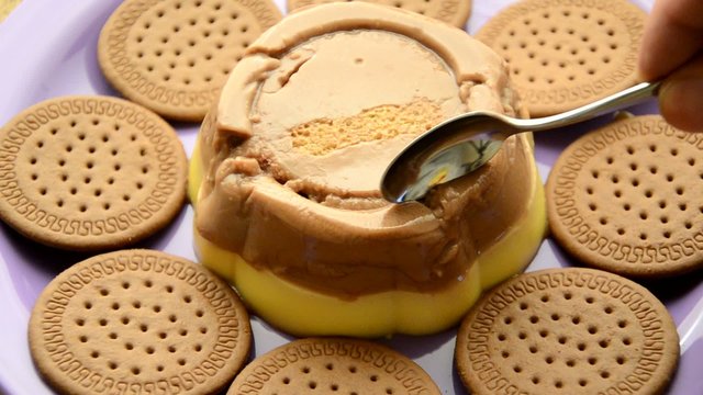 Borrachito de vainilla y chocolate