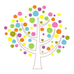 colorful tree