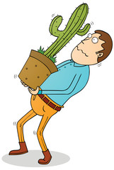 carrying cactus