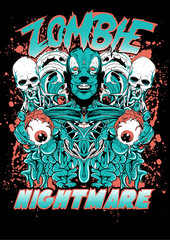 Zombie nightmare © Tshirt-Factory.com