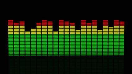 Digital equalizer in 3d