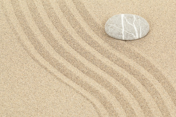 Obraz premium zen stone in sand