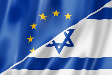 Europe and Israel flag