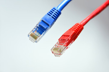 ftp red and blue cables