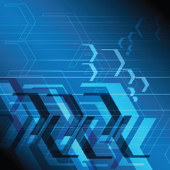 abstract arrow movement