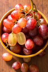 Red seedless grapes