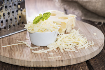 Emmentaler with Cheese Grater