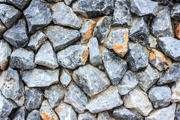 crushed natural stone wall background