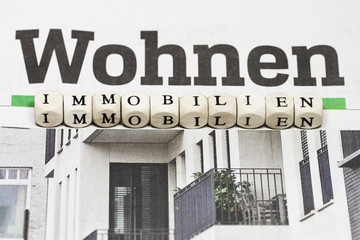 Obraz premium Wohnungsmarkt
