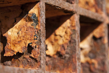 Rusted metal detail