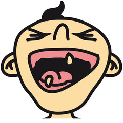 Screaming Babie Face