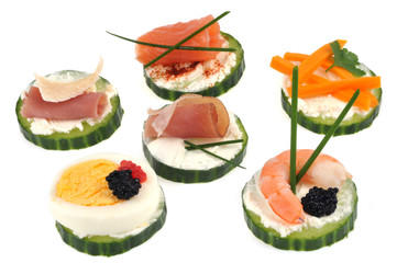 Les amuses-gueules variés