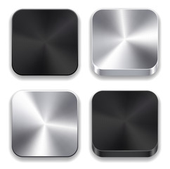 Metallic app icons.