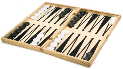 Isolated Backgammon Set