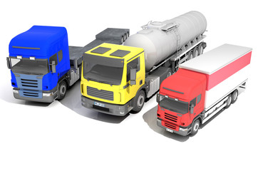 Fototapeta premium Trucks