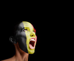 Naklejka premium The Belgian flag