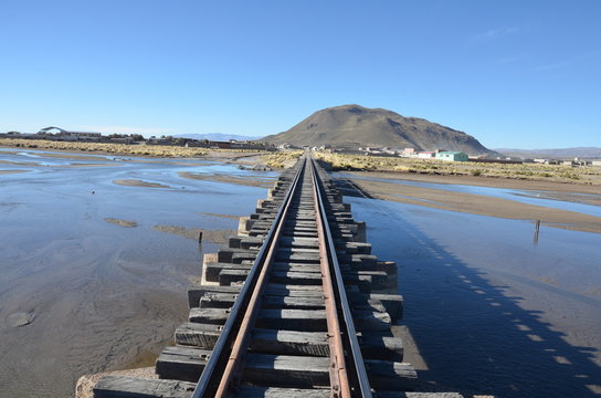 railway over the river