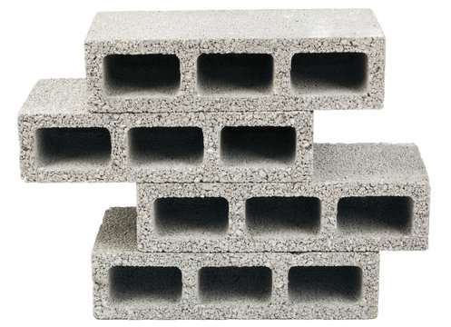 Isolated Construction Blocks - Three