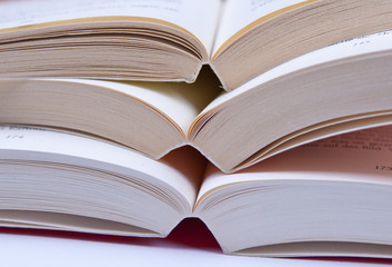 Books open