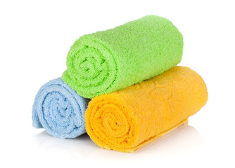 Obraz na płótnie Canvas Multicolored towels