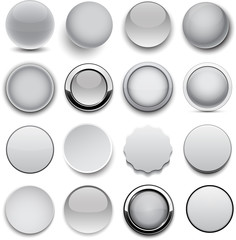 Round grey icons.