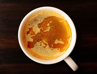 cup of fresh espresso