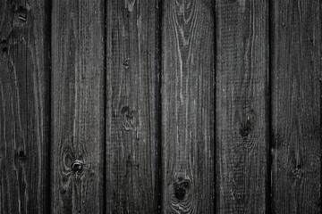 Black wood planks