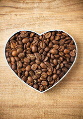 Coffee beans.