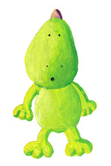 Astonished little dragon