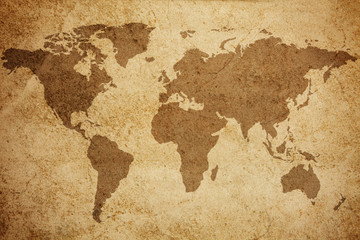World map texture background