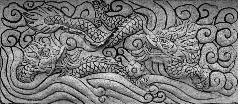 stone carve dragon