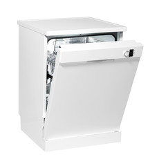 Freestanding dishwasher isolated with clipping path. - 52273555