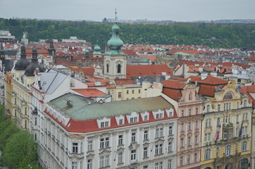 Fototapeta na wymiar Historical buildings, Prague
